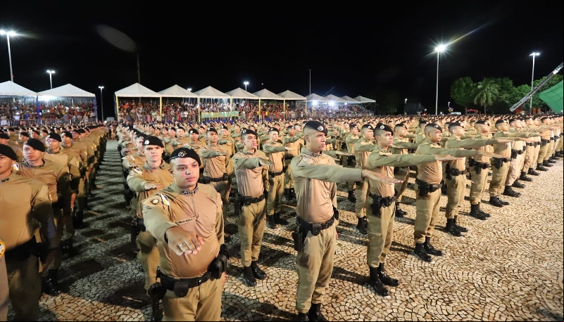 Formatura de novos soldados da PMTO 