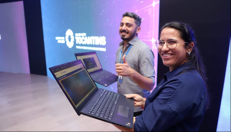 Governo entregou cerca de 14 mil notebooks com o Profe Digital